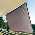 thumbnail image 1 of Summer Savings Clearance! Boovnll Sun Shades Outdoor Patio, 6.6x13.2Ft Rectangle Sand UV Block Sunshade Mesh Insulation Permeable Heavy Duty Shade Cloth for Outdoor Patio Yard Garden, Sun Shade, 1 of 9