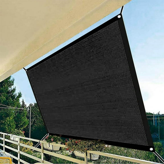 Summer Savings Clearance! Boovnll Sun Shades Outdoor Patio, 6.6x13.2Ft Rectangle Sand UV Block Sunshade Mesh Insulation Permeable Heavy Duty Shade Cloth for Outdoor Patio Yard Garden, Sun Shade