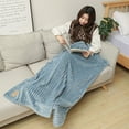 thumbnail image 1 of Summer Savings Clearance! Boovnll Throw Blanket - 28x47" Super Soft & Cozy Solid Color Lightweight Flannel Blankets - Machine Washable Microfiber for All Season Home, Living Room, Couch, Blanket, 1 of 6