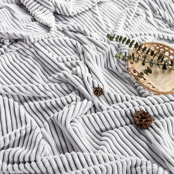 Summer Savings Clearance! Boovnll Throw Blanket, Super Cozy Soft Solid Color Microfiber Flannel Blankets, Lightweight Machine Washable for Home, Office, Living Room, Couch, Sofa, Blanket - 39x59"