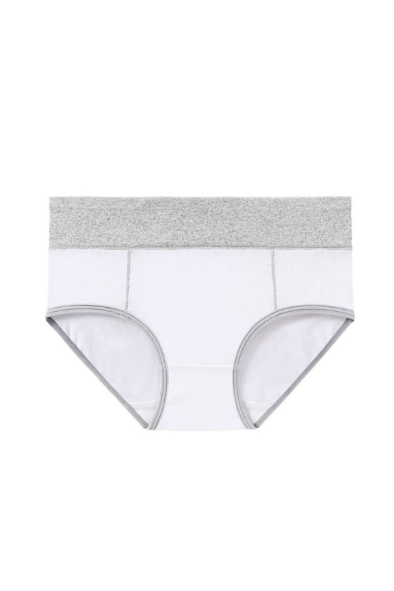 Summer! Borniu Cotton Underwear for Women High Waist Brief Hipster Underwear Seamless Comfort Strech Bikini Panties, Size M-5XL