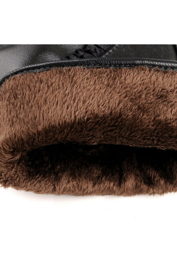 Winter Gloves Men Women Keep Warm Leater Waterproof Driving Full Finger Gloves Ski Snow Gloves Warm Work Gloves for Running Traveling Hiking