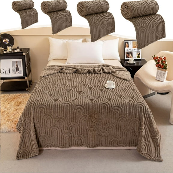 Summer Savings Clearance! Clearance Light Quilt Queen Size Roman Column Milk Velvet Flannel Coral Velvet Blanket Shawl Blanket Lunch Break Blanket Sofa Cover Blanket Bed Sheet