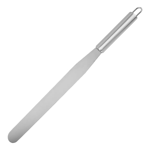Summer Savings Clearance Deals! Zeceouar Cake Tools Stainless Steel Cream Spatula Butter Scraper Leveling Knife Stirring Knife DIY Baking Tools 10in