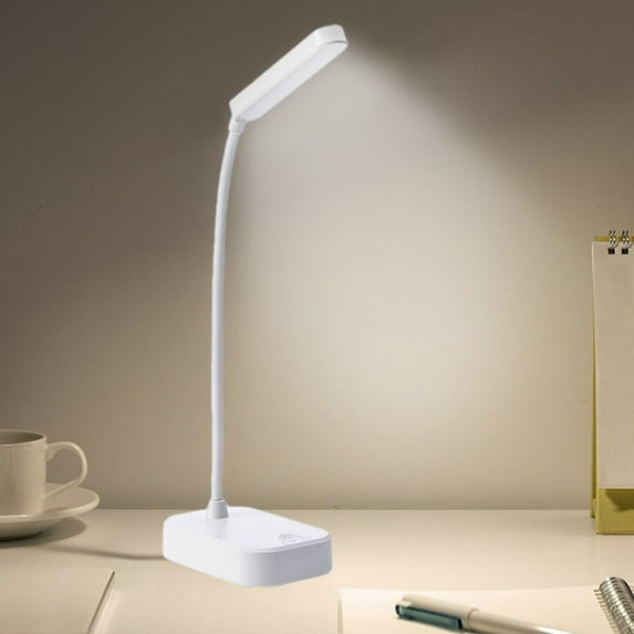 Desk Lamp QTOCIO Cell Phone Bracket Folding Desk Lamp Students Study Eye-care Desk Lamp USB Rechargeable LED Small Desk Lamp Night Light Battery Operated