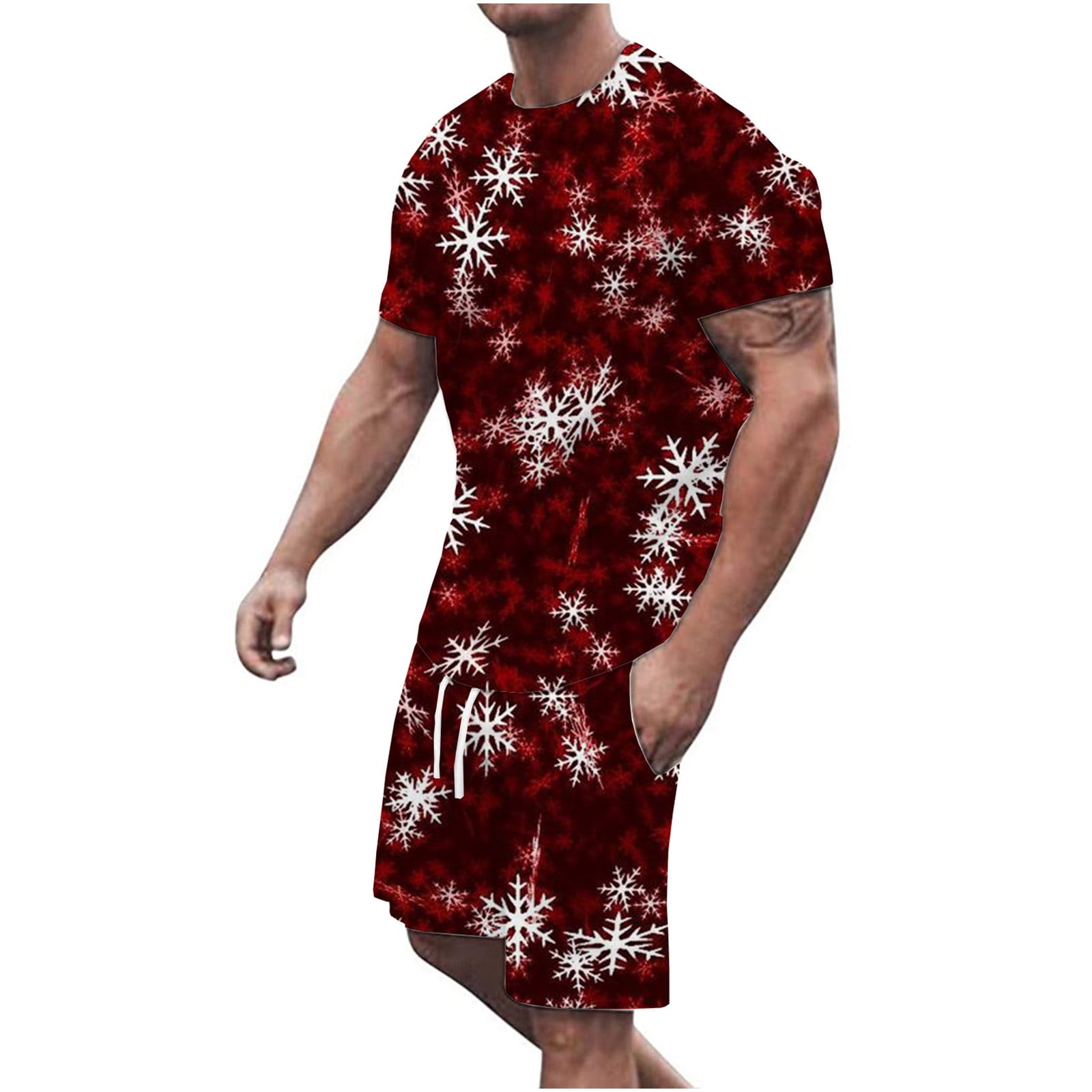Summer Savings Clearance Dezsed Christmas Suit For Men T Shirt