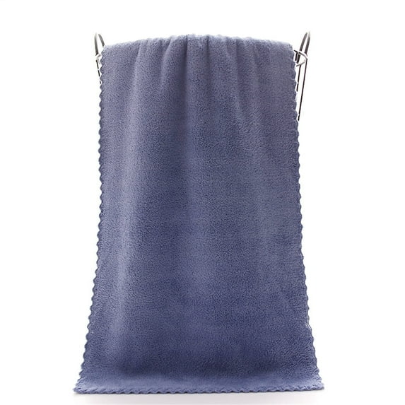 Djunllk Bath Towels - Cotton Super Soft Fingertip Face Towels, Microfiber Hair Towel Water Absorbent, Lightweight Hand Towels for Bathroom Beach Pool, 13" x 29"