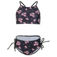 thumbnail image 1 of Summer Savings Clearance! Edvintorg 8-14Years Teenage Girls Swimsuits 2024 Two Pieces Girls Swimwear Fashion Cute Flowers Print Ruffles Sleeveless Bikini Set Children's Swimsuit For Girls, 1 of 7