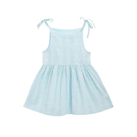 Summer Savings Clearance! Edvintorg 9Months-5Years dress for kids girl Toddler Baby Girl Summer Seaside Beach Dress Sling Floral princess dresses