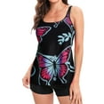 thumbnail image 1 of Summer Savings Clearance! Edvintorg Modest Tankini Swimsuits For Women Two Piece Bathing Suits Floral Print Tank Top With Boyshorts Tummy Control Swimming Suits, 1 of 6