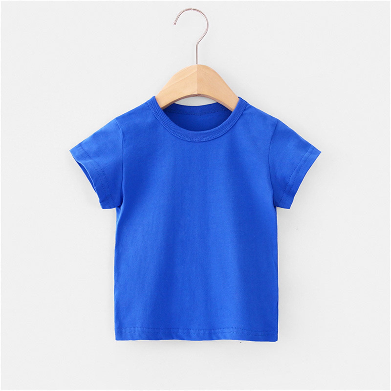 Summer Savings Clearance! Teeanger Boys Solid Tee Shirt Candy