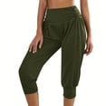 thumbnail image 1 of Enjoytime Active Capri Pants for Women Joggers Stretch Lightweight Summer Crop Pants Women's Casual Pant Capri with Drawstring, 1 of 7