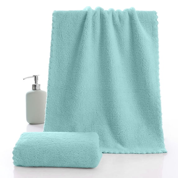 Fwttom Microfiber Towels Pack of 1 Extra Large Bath Towels, Larger & Lighter Weight, Quicker to Dry, Super Soft and Absorbent, Perfect for Bathroom