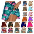 Summer Savings Clearance HTNBO Skorts Skirts for Women,Skorts for