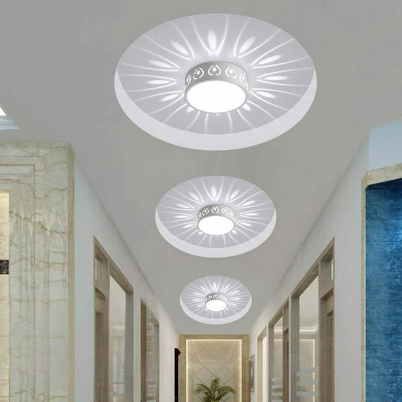 Home Decor QTOCIO Corridor Lights Balcony Porch Lights Entrance Lights Modern And Crystal Lights Light In The Bedroom Ceiling Lights.