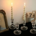 thumbnail image 1 of Home Decor QTOCIO French Relief Glass Candlestick with Medieval High Tables Candlestick Home Dining Room Decoration, 1 of 6