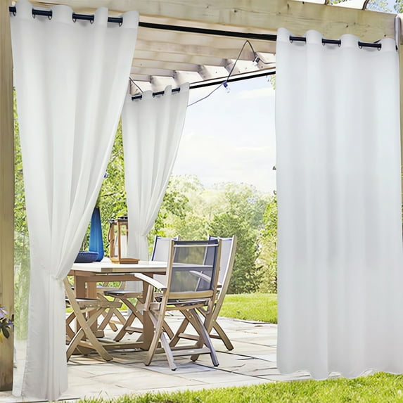 Summer Savings Clearance! Home Decor QTOCIO Water Proof Window Screen Terrace Outdoor Pavilion Transparent Screen Curtain Outdoor Curtain
