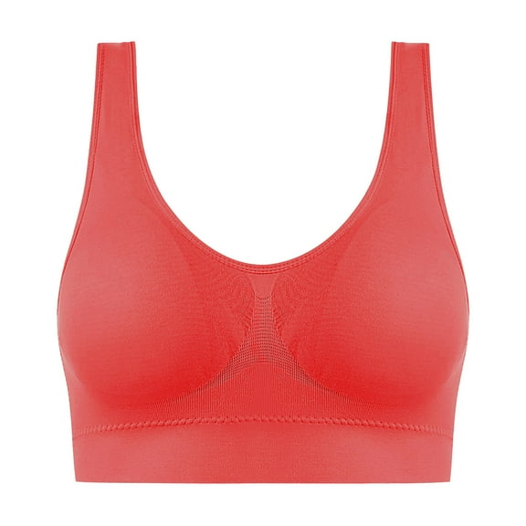HomeGardon Sports Bras for Women Large Bust,Sports Bras High Support,Ladies Traceless Comfortable No Steel Ring Breathable Gathering Bra Woman Underwear 2PC,S-XXXXXXL