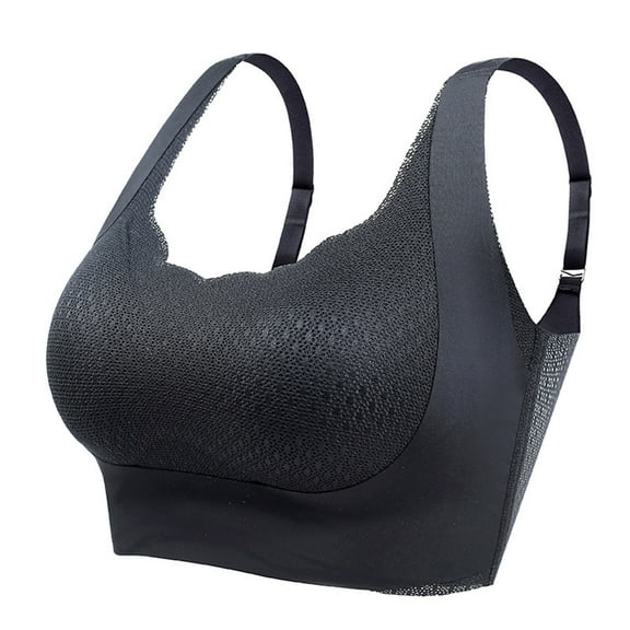 HomeGardon Sports Bras for Women Large Bust,Sports Bras High Support,Women Fashion Sports Lace Bra Wire Underwear one-Piece Bra Everyday Underwear,M-XXXXXL
