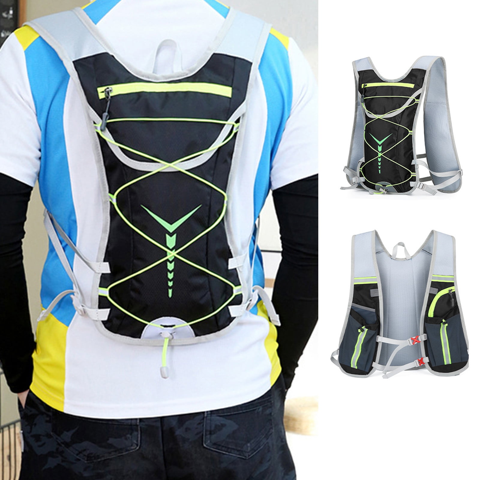 Summer Savings Clearance! Hydration Pack Backpack, Insulated Water Bladder Bag for Cycling, Hiking, Running, Outdoor Sports, Camping, Lightweight and Portable Water Rucksack
