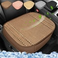 thumbnail image 1 of InsCrazy Car Seat Cushion Leather Car All Season Seat Cover Breathable Seat All-season Cushions for Driving Improve, 1 of 7