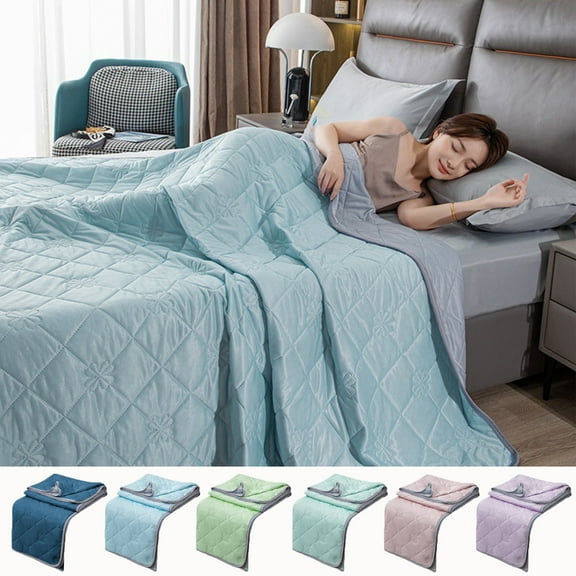 InsCrazy Cooling Comforter Machine washable and Easy Care Household Throw Blanket