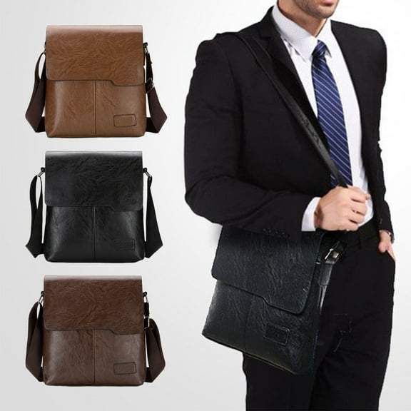 InsCrazy Crossbody Bags for Men Messenger Bag Street Casual Shoulder Bag for Travel Outdoor Sports