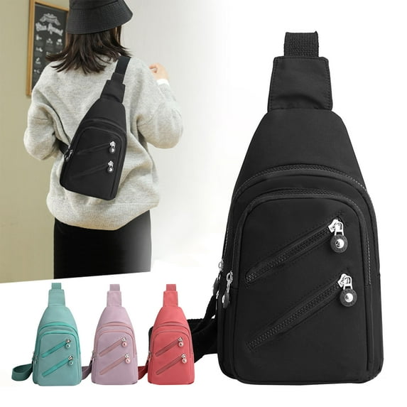 InsCrazy Crossbody Bags for Women Strap Bag with Strap Hiking Multipurpose Chest Bag for Travel Outdoor Sports