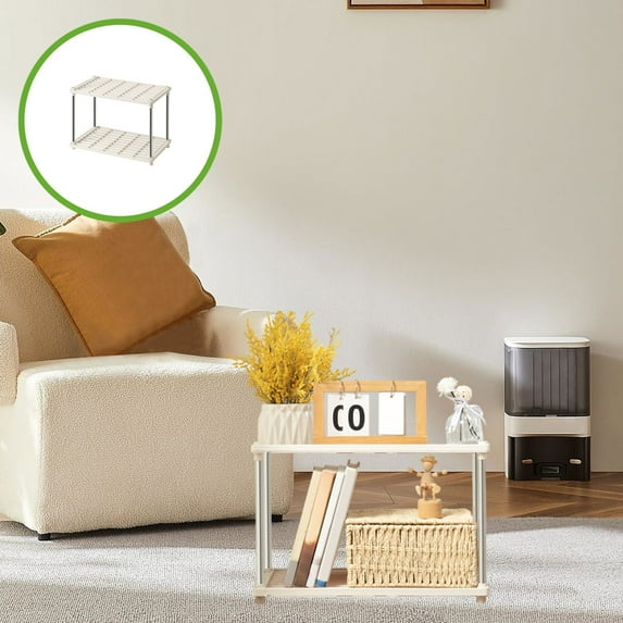 Storage Cabinet, InsCrazy Decor Nightstands Furniture Side Tables Night Stand Corner Cabinet Bedroom Side Table Small End Tables for Bedroom