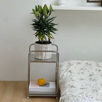 Storage Cabinet, InsCrazy Decor Nightstands Furniture Side Tables Night Stand Corner Cabinet Bedroom Side Table Small End Tables for Bedroom