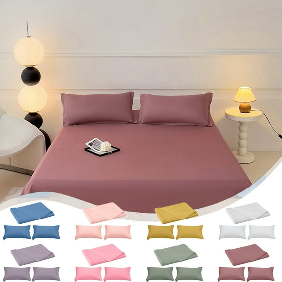 Summer Savings Clearance! InsCrazy Queen Comforter Set for Adult - Soft and Brushed 3PC Queen Size Bedding Sheet Set for All Season