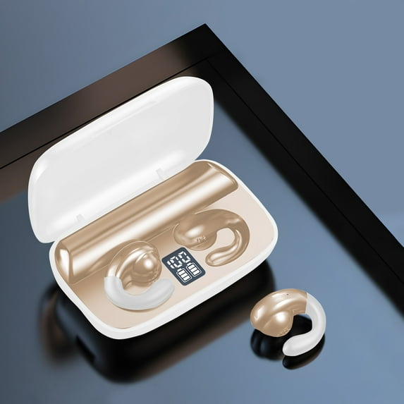 InsCrazy Translation Earbuds Translation Device, Ideal for Travel/Business/Learning Wireless Ear Clip Headphones with Translation Function 144 Languages