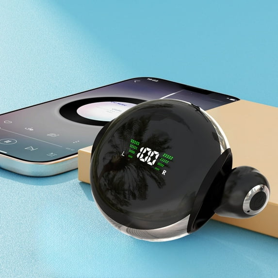 InsCrazy Wireless Headphones In Ear Surround Sound Low Latency High Battery Fast Second Connection Type-C True Wireless Earbuds