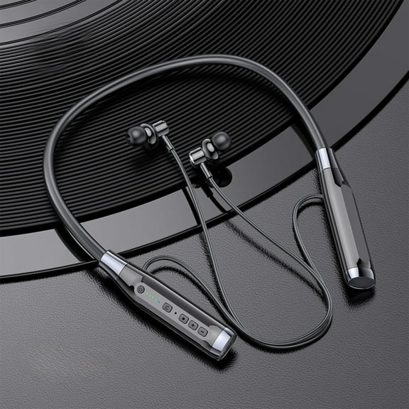 InsCrazy Wireless Neckband Headphones Neck Hanging High Battery Wireless In Ear Low Latency Magnetic Surrounding Sound Foldable and Lightweight