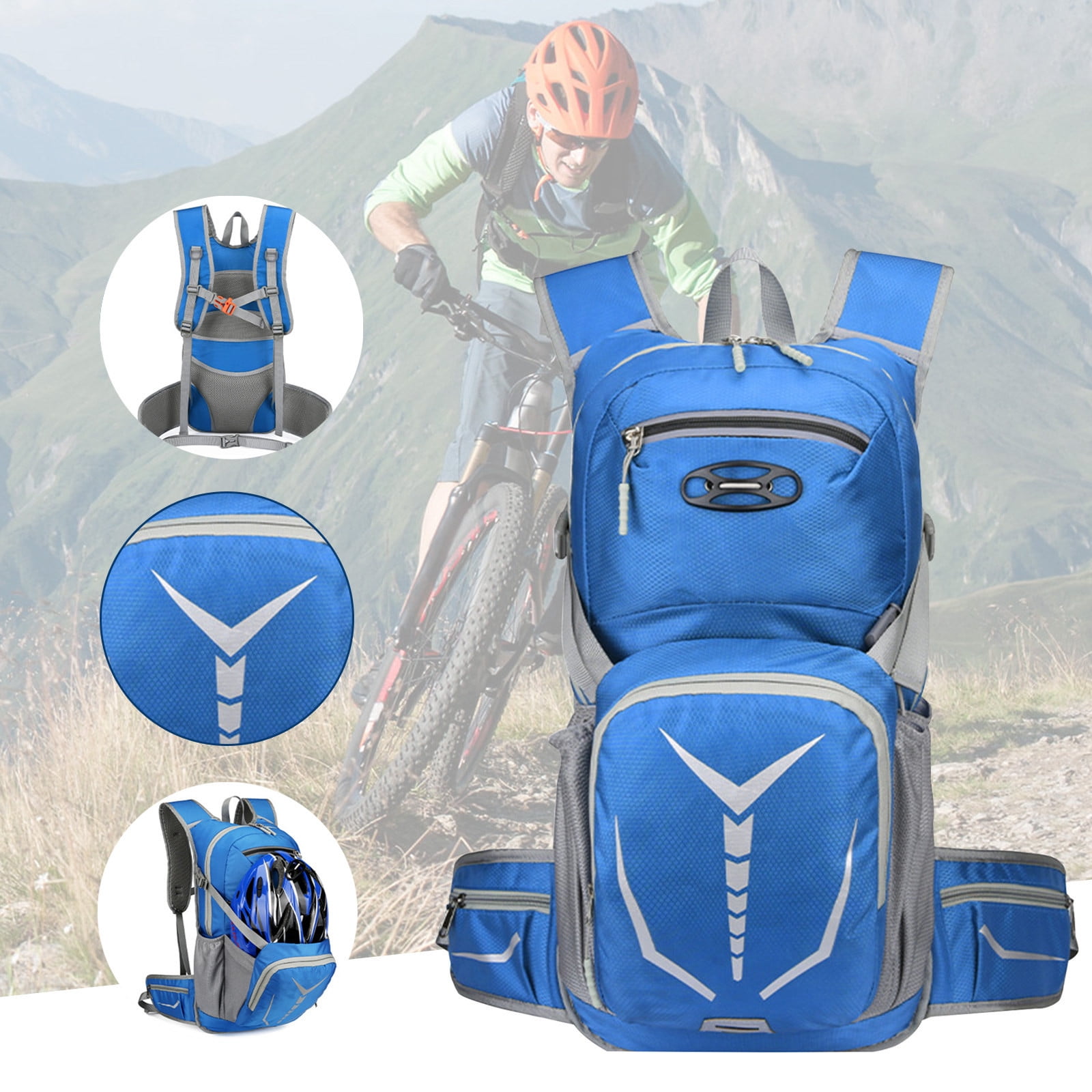 Summer Savings Clearance! Insulated Hydration Backpack, Water Bladder Bag for Running, Cycling, Hiking, Outdoor Sports, Camping, Lightweight Water Pack for Adventure
