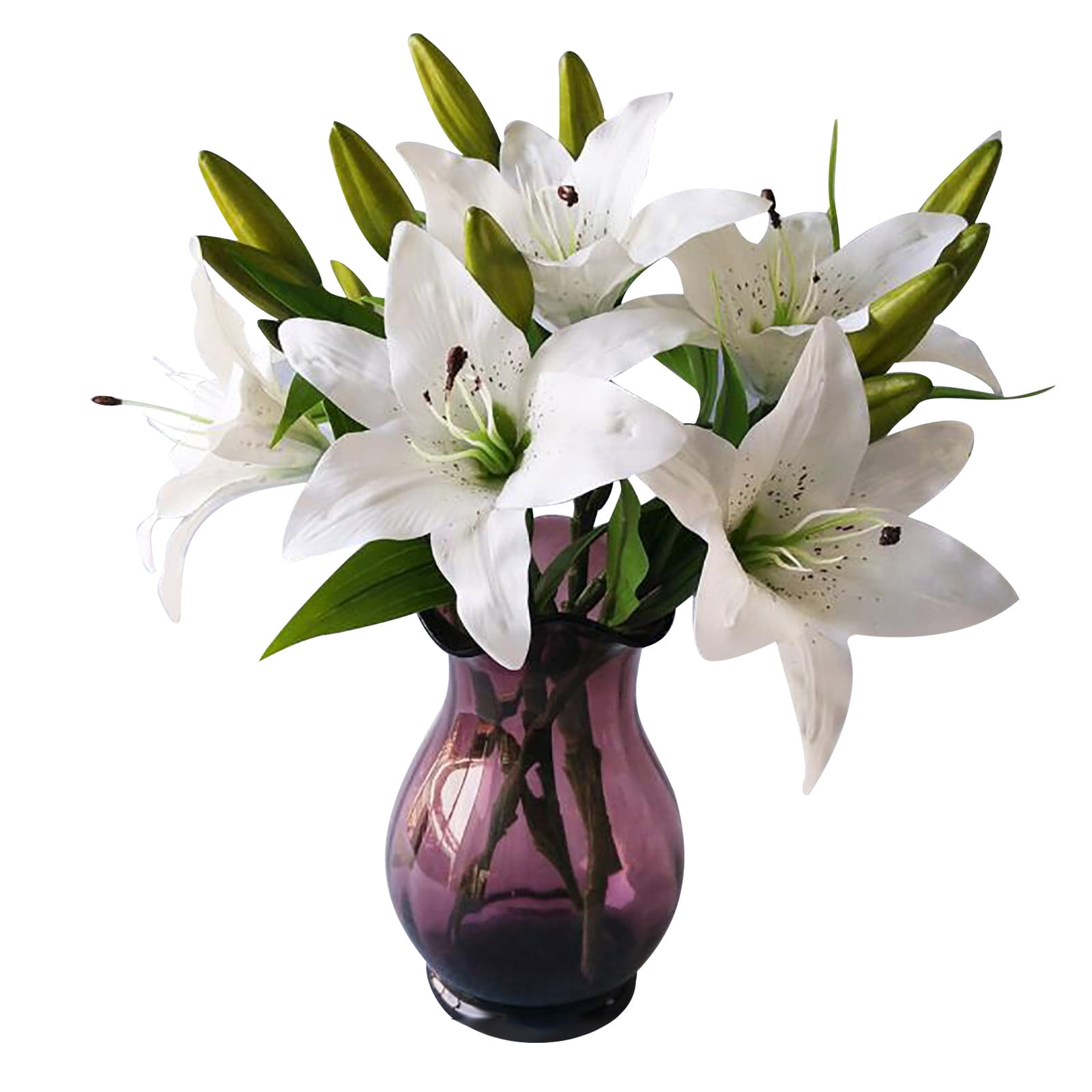 Zeceouar Artificial Outdoor Flowers Fake Flowers Green Shrubs Garden Porch