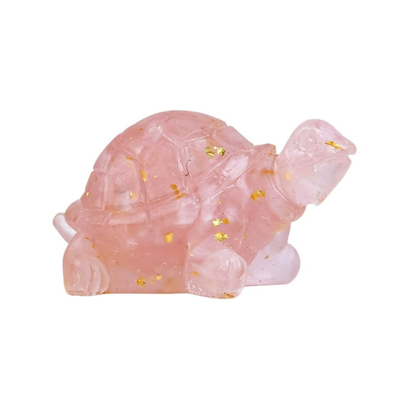 Summer Savings Clearance Items Home Deals! Zeceouar Clearance Deals! Crystal Turtle Figurines Natural Healing Amethyst Tortoise Statue Paperweight Hand Carved Pocket Sculpture Home