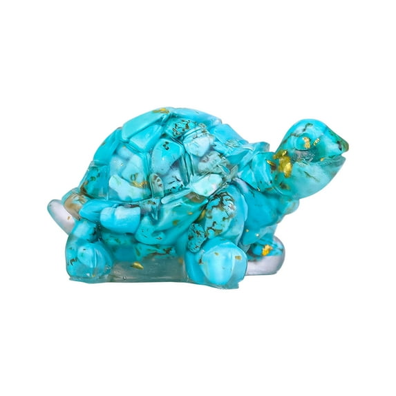 Zeceouar Crystal Turtle Figurines Natural Healing Amethyst Tortoise Statue Paperweight Hand Carved Pocket Sculpture Home