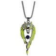 thumbnail image 1 of Zeceouar Glowing Wolf Necklace Retro Hip-hop Street Trendy Men's Luminous Wolf Pendant, 1 of 4