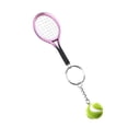 thumbnail image 1 of Zeceouar Mini Tennis Racket Keychain Simulated Mini Tennis Racket Keychain Sports Equipment Gift, 1 of 3