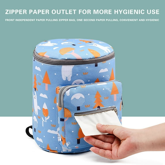 Zeceouar Items Cylinder Stroller Bag,Stroller,Fashionable Storage Bag,Large Capacity,Lightweight Storage Bag,Hanging Bag,Storage Bag