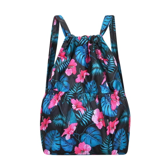 Zeceouar Items for Home Drawstring Foldable Large Capacity Wet and Dry Separation Backpack