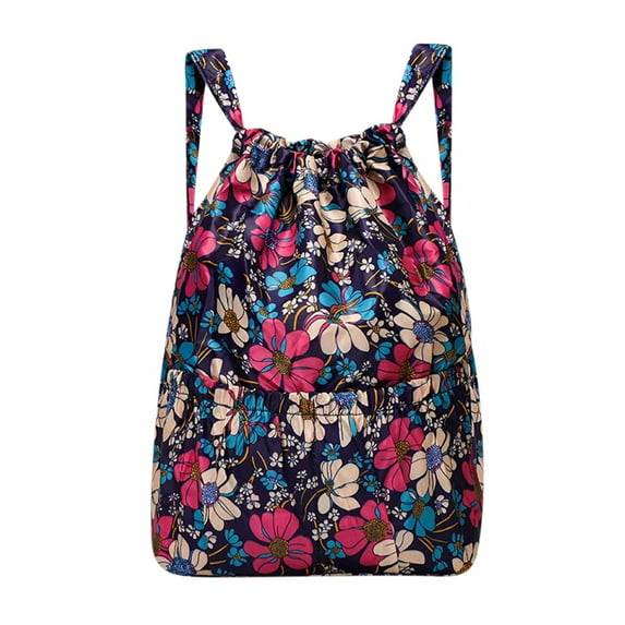 Zeceouar Items for Home Drawstring Foldable Large Capacity Wet and Dry Separation Backpack