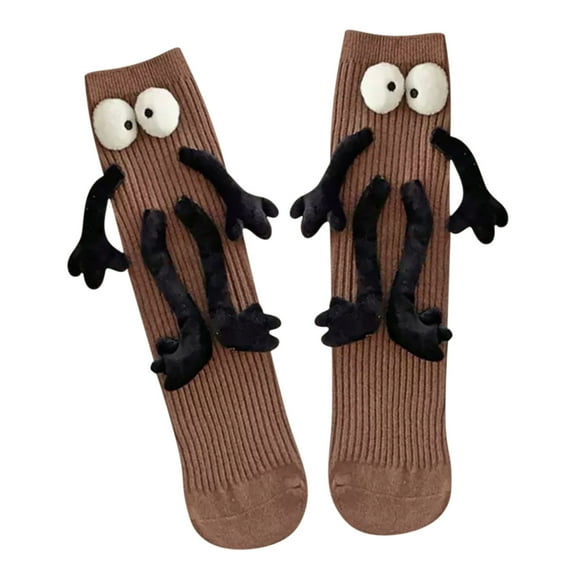 Zeceouar Items for Home Couple Holding Hands Socks,Funnys Doll Couple Socks,Funnys Socks for Women Men