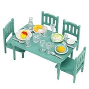 Summer Savings Clearance Items Home Deals! Zeceouar Clearance Items For Home Dollhouse Furniture Kitchen Play Set Bookstore Playground Miniature Refrigerator Set Pretend Play Scene Accessories Toys