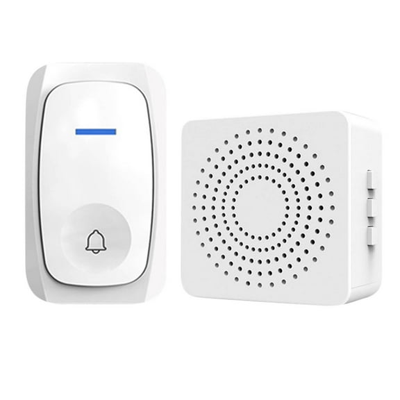 Zeceouar Wireless Doorbell,Door Chime Kit Easy Installation,,Adjstable Volume,38 Melodies,LED Flash