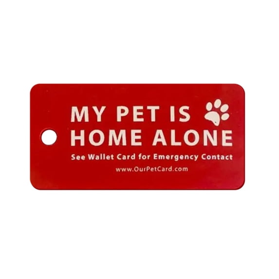 Zeceouar Items for Home Dog Card and Key Tag Pet Contact Keychain Key Tag Keychain
