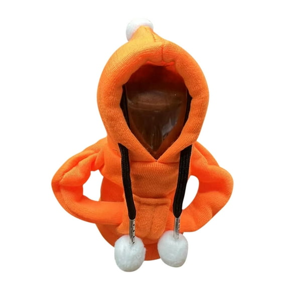 Zeceouar Mini Gear Lever Car Shifter Hoodie,Car Gear Knob Cover,Funny Cute Sweater Sweater Car Interior Accessories