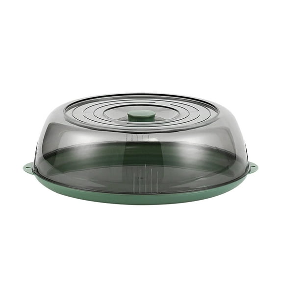 Zeceouar Multifunctional Insulated Food Covers,Insulated Vegetable Cover With Transparent Lid,Soilproof,Fresh Vegetable Cover for Practical Table Accessor