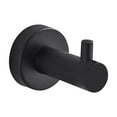 thumbnail image 1 of Zeceouar No-Drill Hooks Black Shower Hooks Matte Black Towel Hook Bathroom Glass Door Mirror for Hanging, 1 of 4